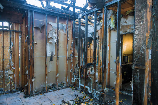 Professional Fire Damage Assessment technician working in Morrisville, PA